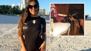 Съдийка по бикини надъхва Милан (СНИМКИ)