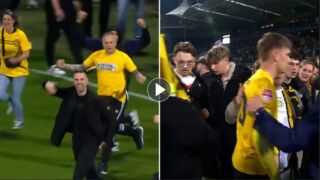 Да празнуваш напразно промоция... два пъти (ВИДЕО)