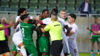 Лудогорец пак е шампион, масов бой и картони в Разград