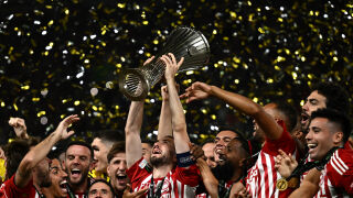 Преживейте го отново: Триумфът на Олимпиакос (ГАЛЕРИЯ)