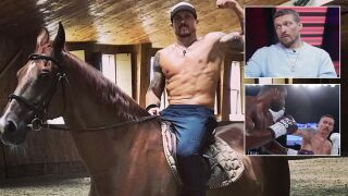 Дупка в главата: Олександър Усик нокаутиран от... кон