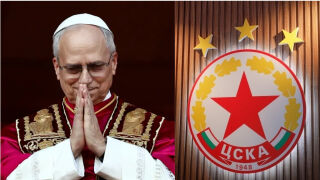 Фен на ЦСКА стана хит при обявяването на папата (ВИДЕО)