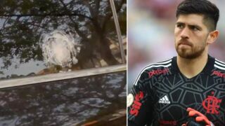Крадци стреляха по вратаря на Фламенго (ВИДЕО)