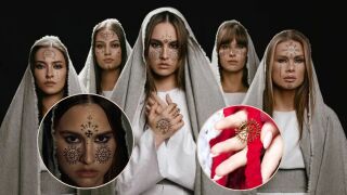 Хърватите на "Евровизия" - с татуировки за защита срещу „кръвен данък“ (СНИМКИ+ВИДЕО)
