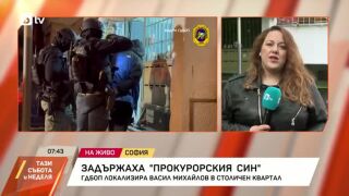 Снимка: Задържаха прокурорския син