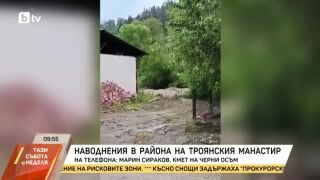 Снимка: Река Осъм излезе от коритото си