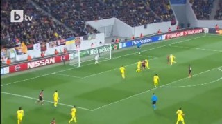 Шахтьор вече води на БАТЕ Борисов с 1:0 (ВИДЕО)