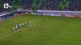 Спортинг изравняват за 1:1 с Шалке (ВИДЕО)