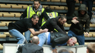 Бой със седалки и масово меле на Левски - Партизан /ВИДЕО/