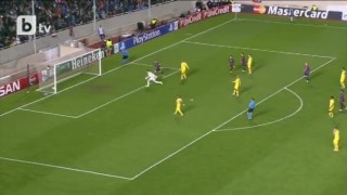 Меси бележи, Барселона води вече с 3:0 на Апоел (ВИДЕО)