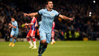 Серхио Агуеро вдъхна надежда на Ман Сити след 3:2 срещу Байерн (М)