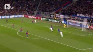 Реал (Мадрид) открива резултата в 35-ата минута за 1:0 срещу Базел