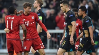 Байерн отвя Арсенал и си върна с лихвите за загубата в Лондон (ВИДЕО)