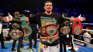 Шампионът Усик нокаутира и пенсионира Белю (ГАЛЕРИЯ)