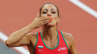 Ивет Лалова вече лети не само по пистата (СНИМКА)