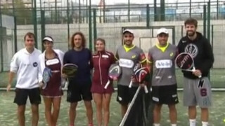 Пике и Пуйол поиграха падел с благотворителна цел (ВИДЕО)