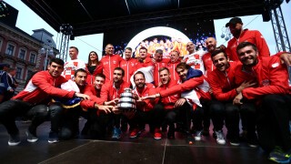 Хърватия посрещна своите тенис герои (ВИДЕО)