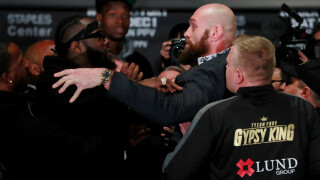 Меле преди мача: Фюри срещу Уайлдър на пресконференция (ВИДЕО)