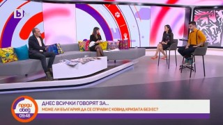 Колко процента от българите смятат, че България би мола да се справи с последиците от COVID кризата без европейска помощ?