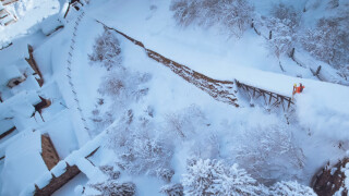 Шампионът и най-щурото ски спускане в историята (ВИДЕО)