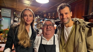 Григор и Лолита на почивка в Италия преди 