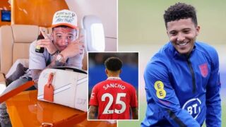 Авиокомпания се подигра на Джейдън Санчо