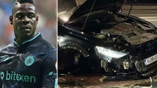 Балотели претърпя тежка катастрофа (ВИДЕО)