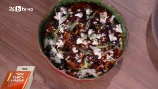 Снимка: Пикантен карфиол с крем от кашу