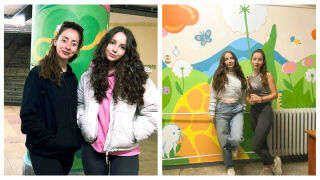 Камелия и Бояна, които рисуват в детско отделение: Вълнуващо е да видиш детска усмивка (СНИМКИ)