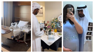 Болница или петзвезден хотел? Дубайска съпруга показва луксозната си стая за раждане