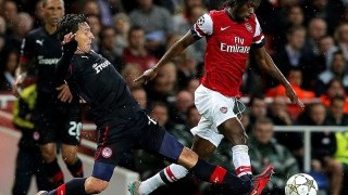 Арсенал падна от Олимпиакос, завърши втори в групата (ВИДЕО)