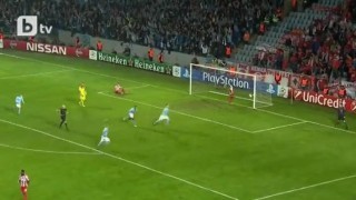 Малмьо повежда с 1:0 на Олимпиакос (ВИДЕО)