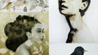 Художник твори красиви изображения от пламък и сажди