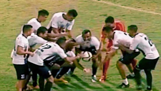 Венецуелски тим отпразува гол в стил Хелоуин (ВИДЕО)