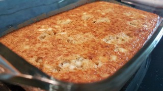 Бърза баница с овесени ядки