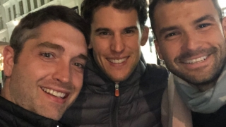 Григор във Виена - първо шницел, после тенис (СНИМКА)