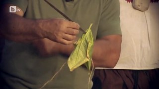 Бай Симо дава напътствие как да се подготви тютюнът за низането утре
