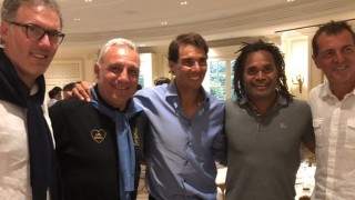 Надал празнува Тринадесетата в компанията на Стоичков (СНИМКИ)