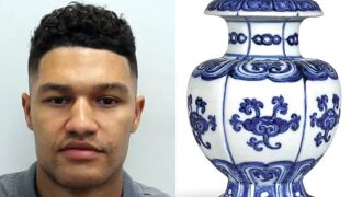 Тикнаха в затвора бивш футболист заради антична ваза
