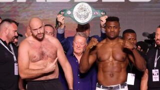 Фюри и Нгану тежат общо 250 кг (ВИДЕО и СНИМКИ)