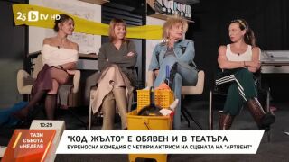 Снимка: "Код Жълто" е обявен и в театъра: Буреносна комедия с четири актриси