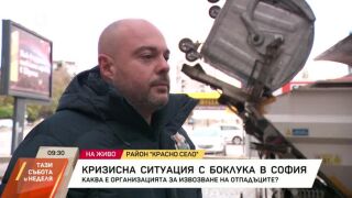 Снимка: Кризисна ситуация с боклука в София