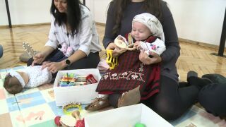 Снимка: Бебешки хор в Банско: Най-малките участници са на 5 месеца