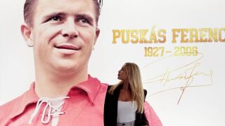 Правнучката на Ференц Пушкаш - малко футбол, но много сексапил (ГАЛЕРИЯ)