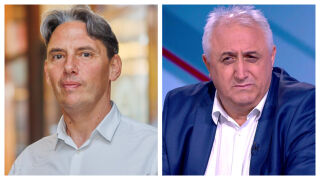 Снимка: Васил Пандов и Мехмед Дикме - гости в "Лице в лице"