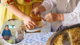 Пилешка баница с 15 кори от красиво родопско село (ВИДЕО)