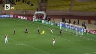 Бербатов с асистенция за 1:0 на Монако с Леверкузен (ВИДЕО)