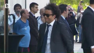 Звездите на Реал влизат в хотела си (ВИДЕО)