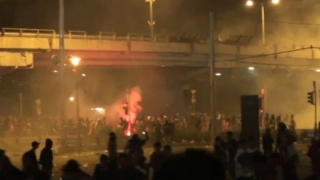 Унгарски фенове нападнаха бежанци след двубоя с Румъния (ВИДЕО)