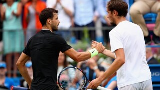 Балансът дотук: Димитров - Медведев 1:1